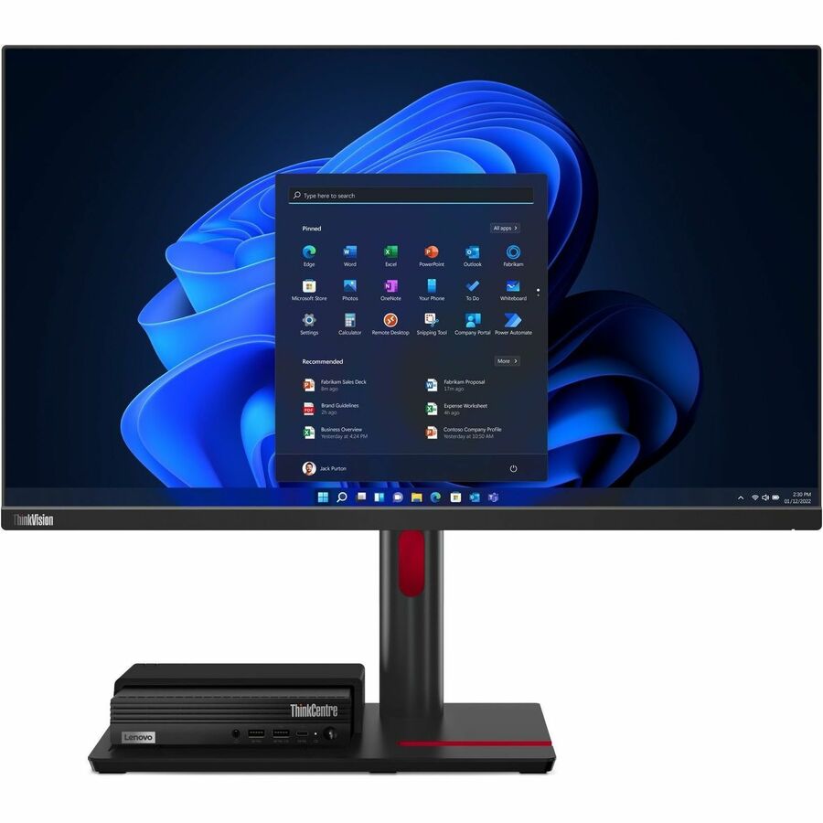 Ordinateur de bureau Lenovo ThinkCentre M80q Gen 4 12E90013US - Intel Core i5 13e génération i5-13500T Tetradeca-core (14 cœurs) 1,60 GHz - 16 Go de RAM DDR5 SDRAM - 512 Go M.2 PCI Express NVMe 4.0 x4 SSD - Minuscule - Noir 12E90013US