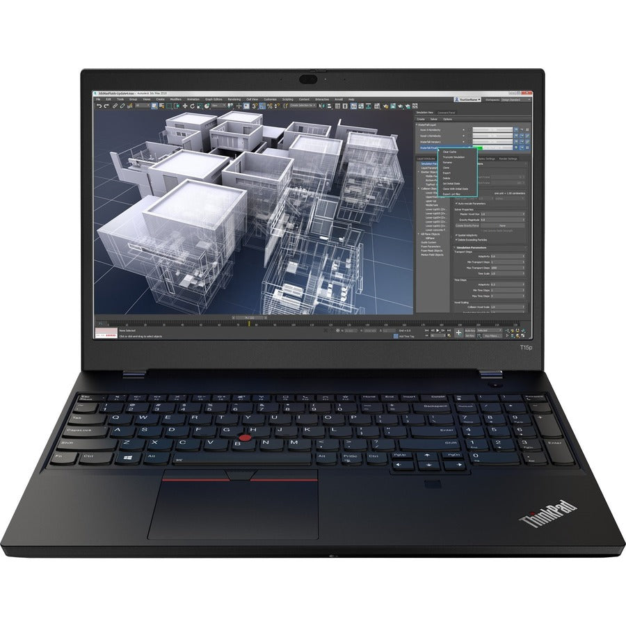Lenovo ThinkPad T15p Gen 2 21A7001TUS 15.6" Notebook - 4K UHD - 3840 x 2160 - Intel Core i7 11th Gen i7-11850H Octa-core (8 Core) 2.50 GHz - 16 GB Total RAM - 512 GB SSD - Black 21A7001TUS