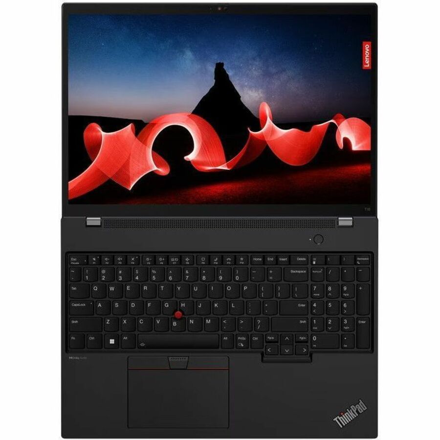 Lenovo ThinkPad T16 Gen 2 21K70006US 16" Notebook - WUXGA - 1920 x 1200 - AMD Ryzen 5 PRO 7540U Hexa-core (6 Core) 3.20 GHz - 16 GB Total RAM - 16 GB On-board Memory - 256 GB SSD - Thunder Black 21K70006US