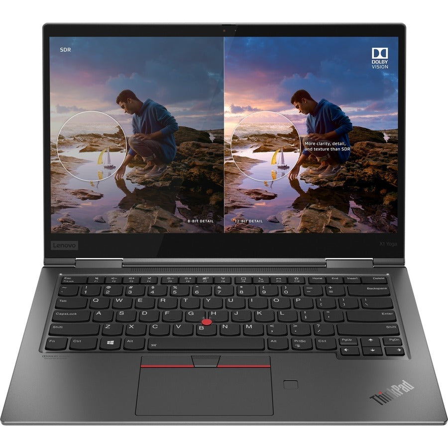 Lenovo ThinkPad X1 Yoga Gen 5 20UB000SUS 14" Touchscreen Convertible 2 in 1 Notebook - 4K UHD - 3840 x 2160 - Intel Core i5 10th Gen i5-10210U Quad-core (4 Core) 1.60 GHz - 16 GB Total RAM - 512 GB SSD - Iron Gray 20UB000SUS