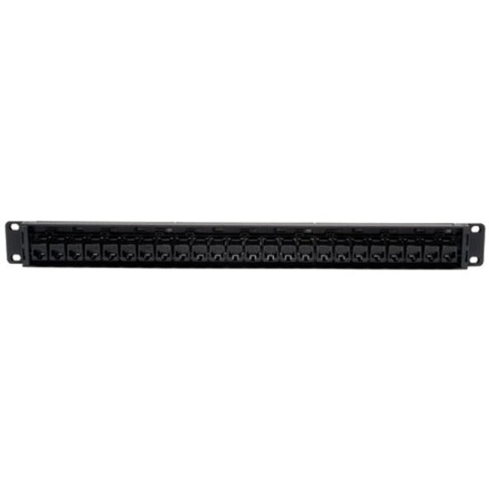 Tripp Lite 24-Port Cat6 Cat5 Patch Panel Feed Through Rackmount 568A/B RJ45 1URM TAA N254-024