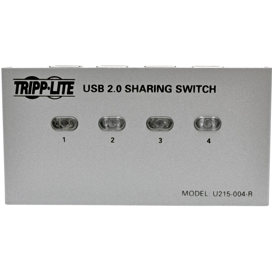 Tripp Lite 4-Port USB 2.0 Printer Sharing Switch U215-004-R