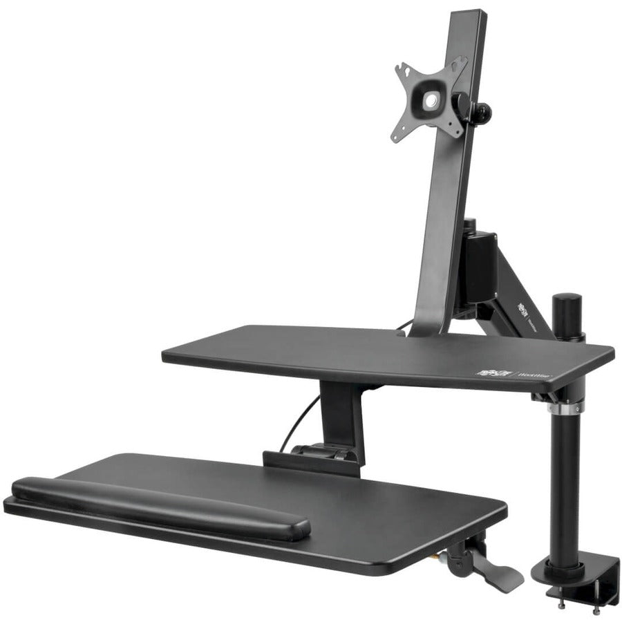 Tripp Lite by Eaton WorkWise Single-Monitor Sit-Stand Desk Clamp Workstation WWSS1327CP