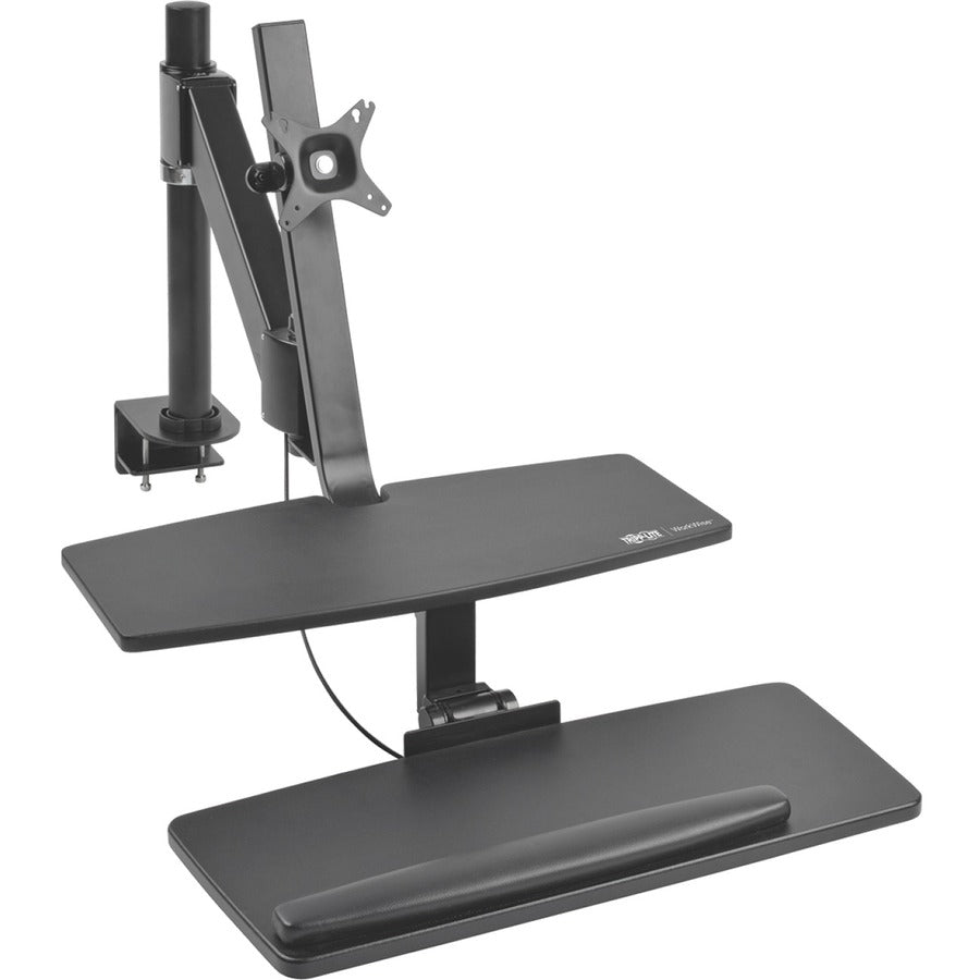 Tripp Lite by Eaton WorkWise Single-Monitor Sit-Stand Desk Clamp Workstation WWSS1327CP