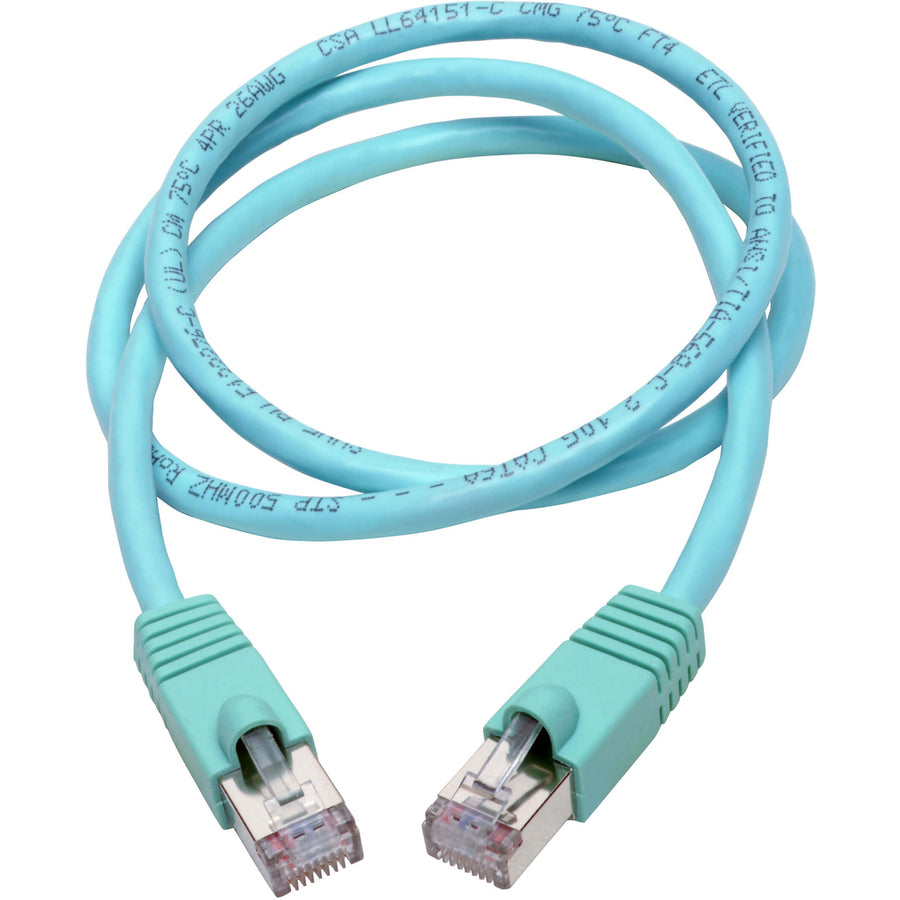 Tripp Lite by Eaton N262-003-AQ Cat.6a STP Patch Network Cable N262-003-AQ