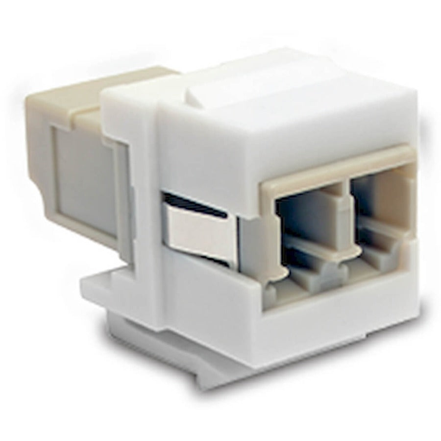 Tripp Lite by Eaton Coupleur fibre multimode duplex, prise Keystone – LC vers LC, blanc N455-000-WH-KJ