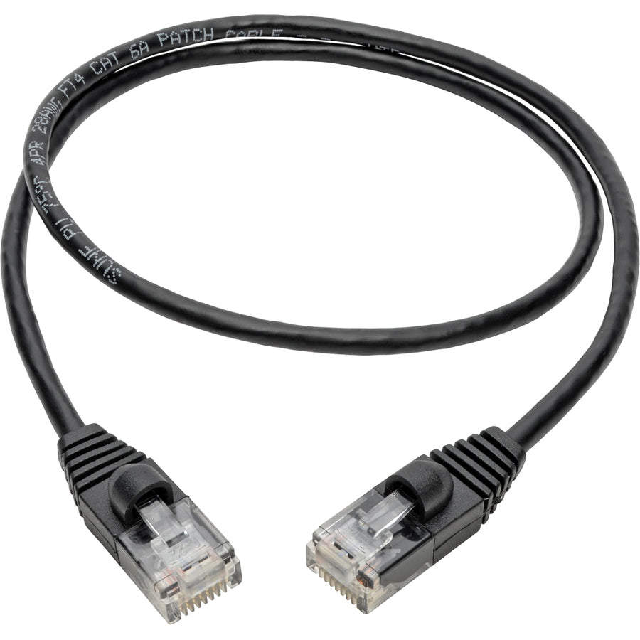 Tripp Lite by Eaton Gigabit N261-S02-BK Cat.6a UTP Patch Network Cable N261-S02-BK