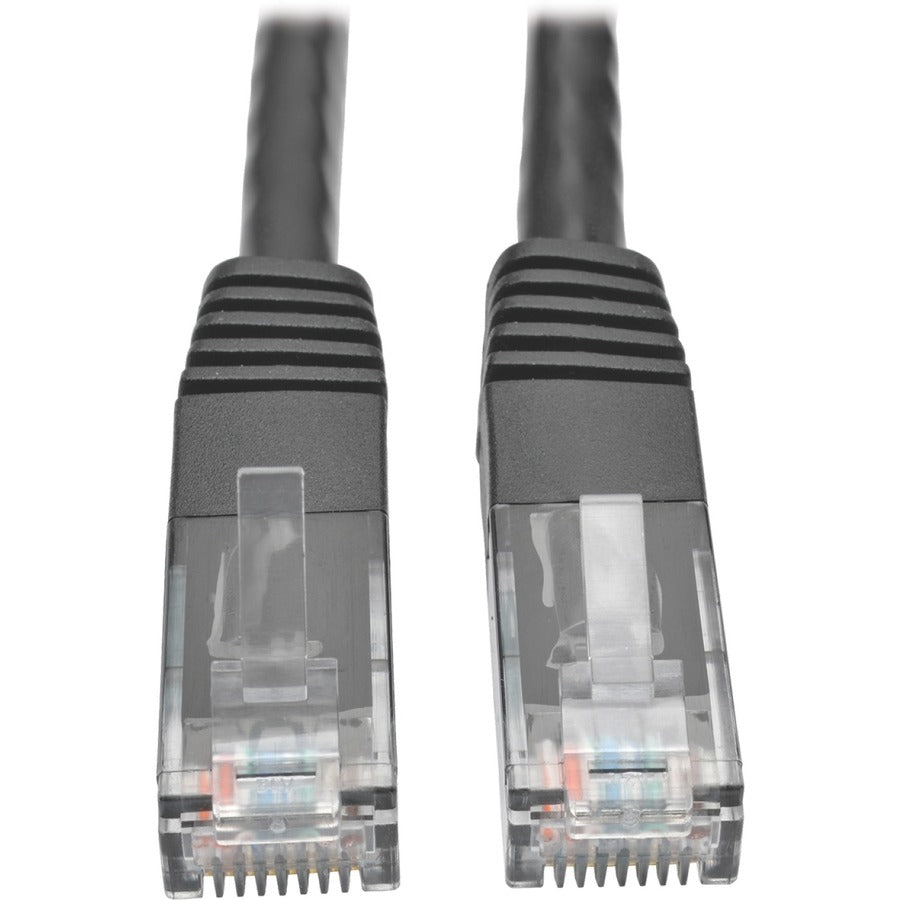 Tripp Lite by Eaton Câble de raccordement moulé Gigabit Cat6 (RJ45 M/M), noir, 30,5 m N200-100-BK