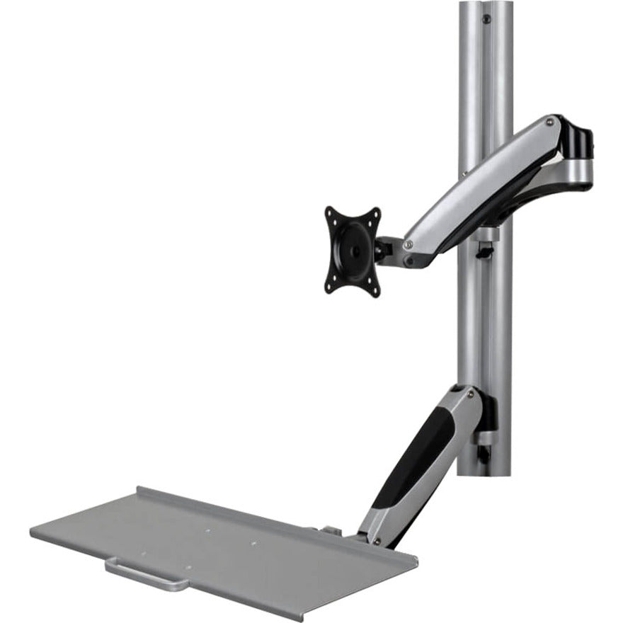 Tripp Lite by Eaton WorkWise WWSS1327RWTC Support mural pour station de travail, client léger, clavier, moniteur, écran plat, TV - Noir, Argent WWSS1327RWTC