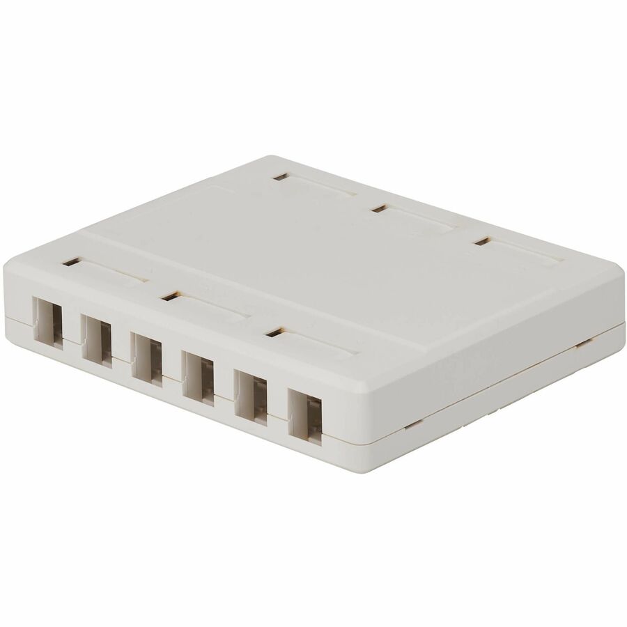 Tripp Lite by Eaton Surface-Mount Box for Keystone Jacks - 12 Ports, White N082-012-WH