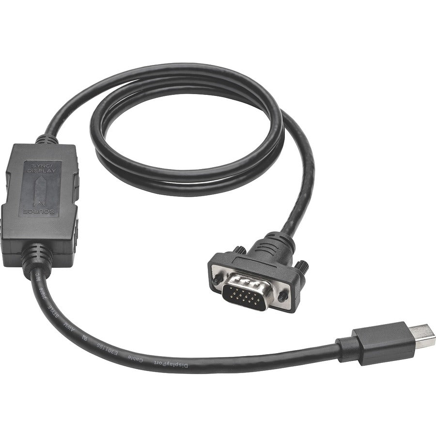 Tripp Lite by Eaton P586-003-VGA-V2 Mini DisplayPort 1.2 to VGA Active Adapter Cable, 3 ft. P586-003-VGA-V2