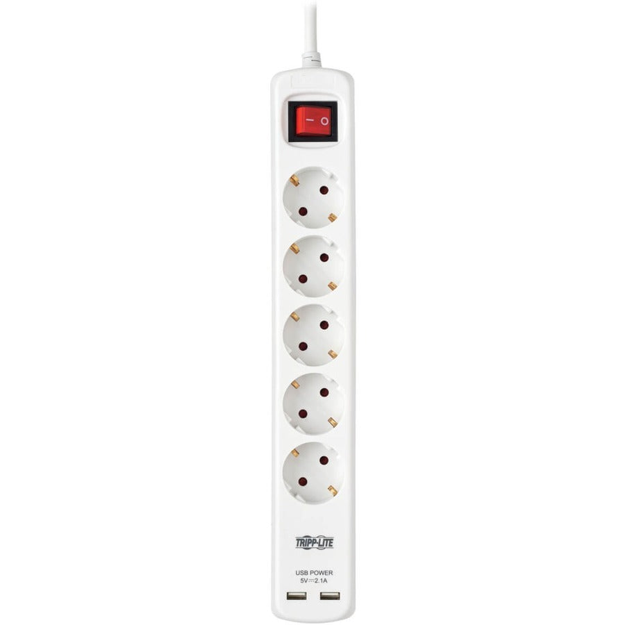 Tripp Lite by Eaton Protect It! PS5G3USB 5-Outlets Power Strip PS5G3USB