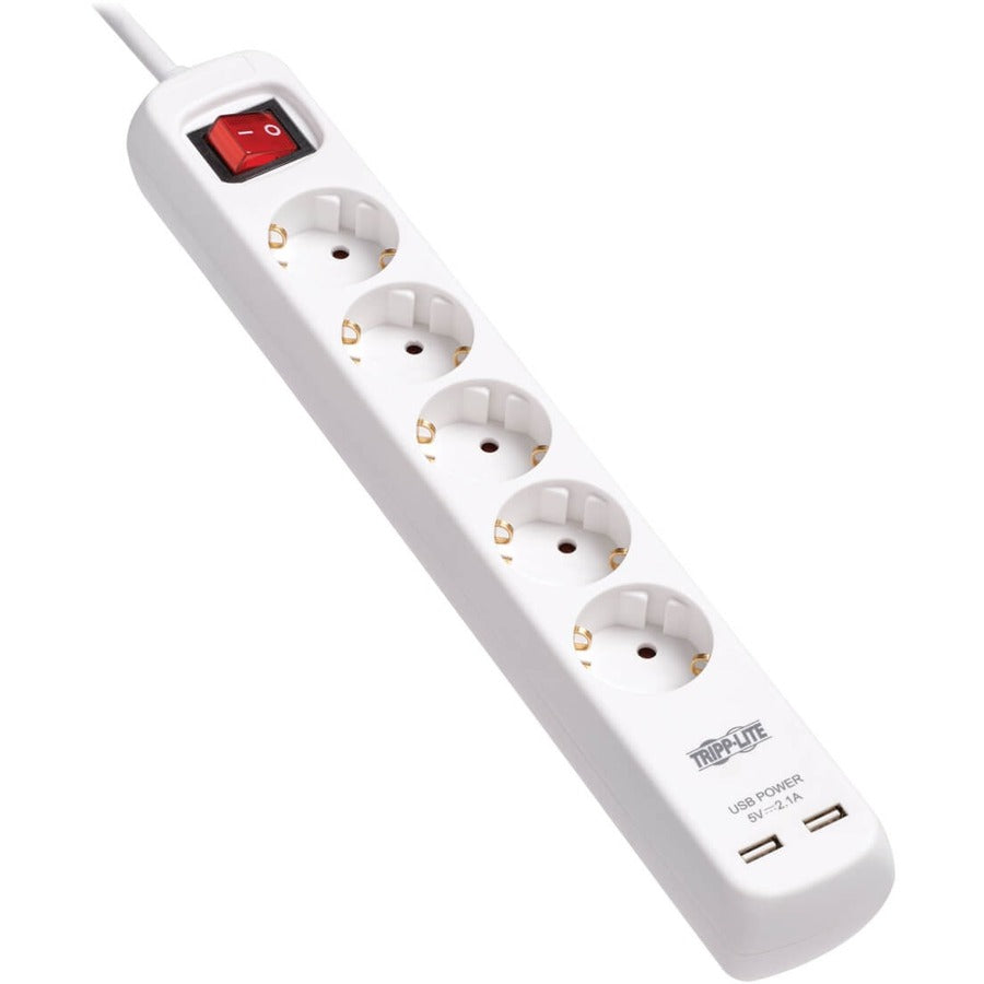 Tripp Lite by Eaton Protect It! PS5G3USB 5-Outlets Power Strip PS5G3USB