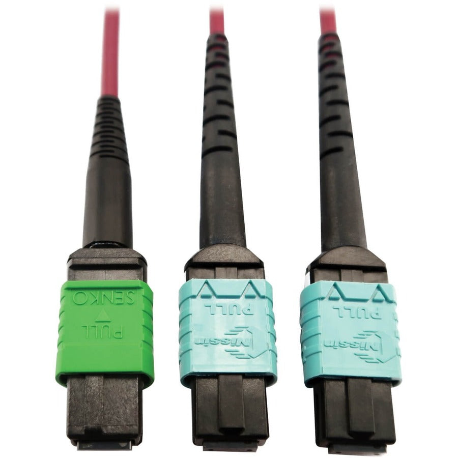 Tripp Lite by Eaton N846D-03M-16DMG 400G Multimode 50/125 OM4 Fiber Optic Cable, Magenta, 3 m N846D-03M-16DMG