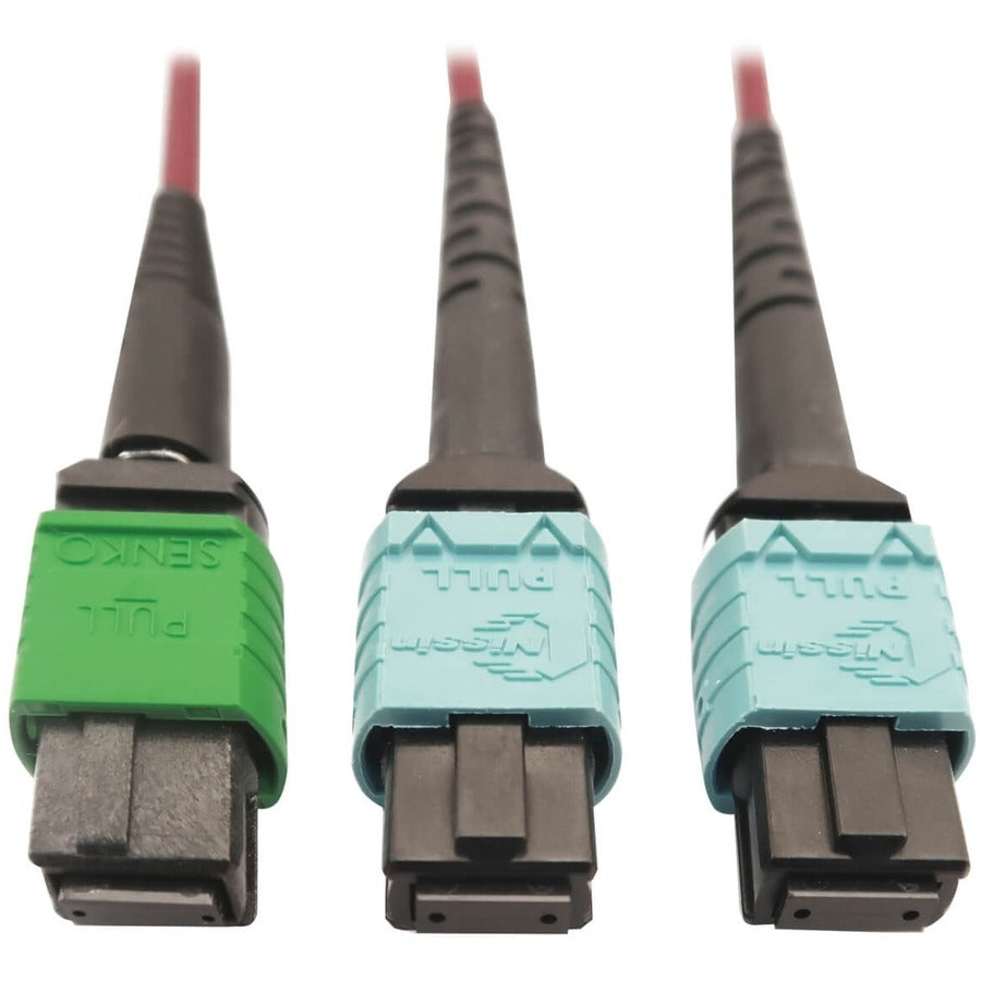 Tripp Lite by Eaton N846D-03M-16DMG 400G Multimode 50/125 OM4 Fiber Optic Cable, Magenta, 3 m N846D-03M-16DMG