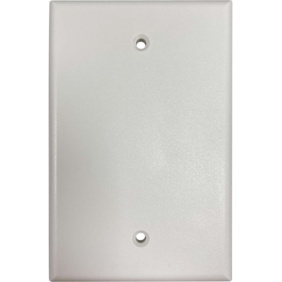 Tripp Lite by Eaton Safe-IT Plaque murale vierge, antibactérienne, ivoire mat, TAA N042AB-000-IVM