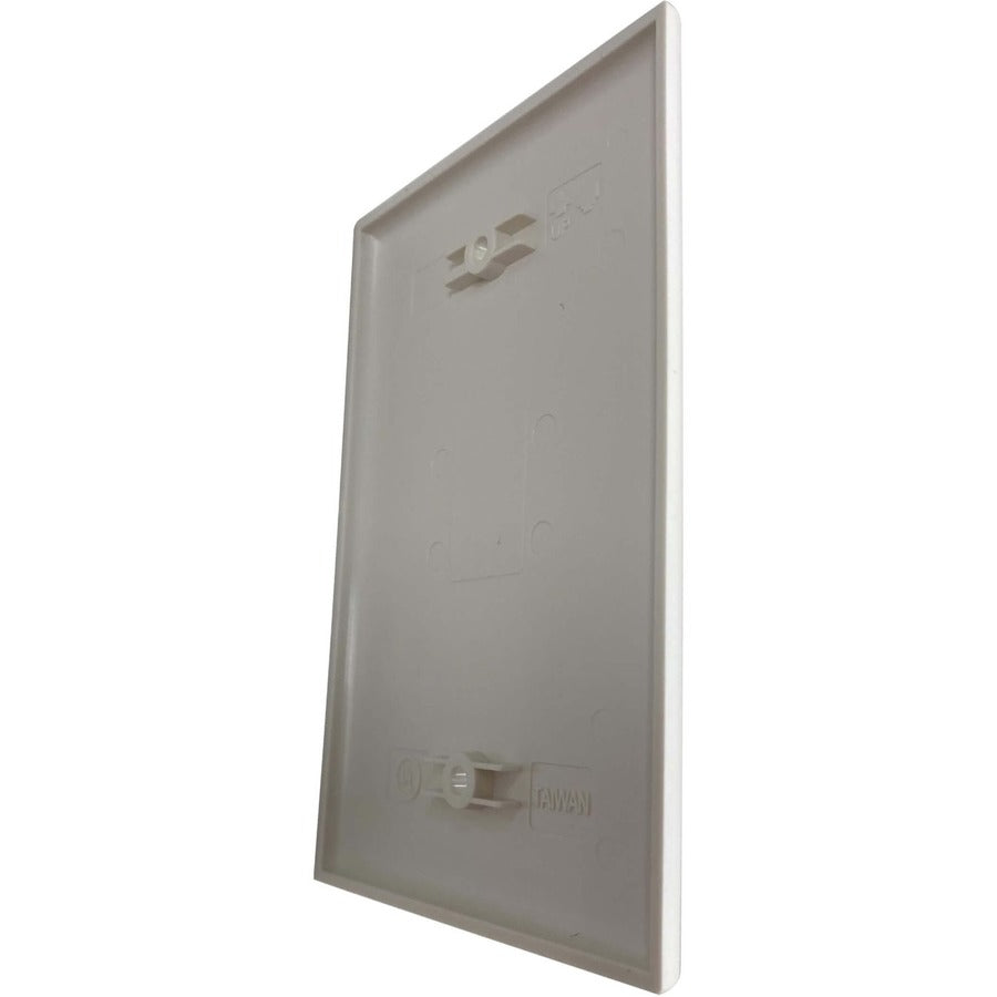 Tripp Lite by Eaton Safe-IT Plaque murale vierge, antibactérienne, ivoire mat, TAA N042AB-000-IVM