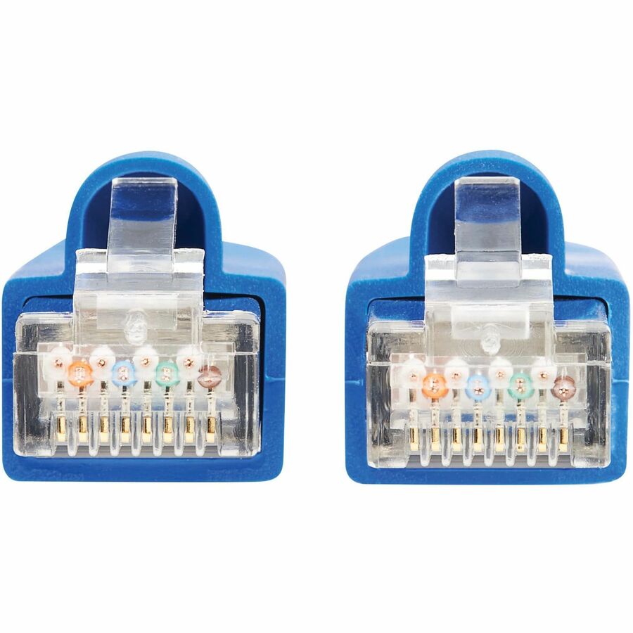 Câble Ethernet Tripp Lite by Eaton Cat8 40G SSTP sans accroc (RJ45 M/M), PoE, bleu, 12 pi (3,7 m) N272-F12-BL