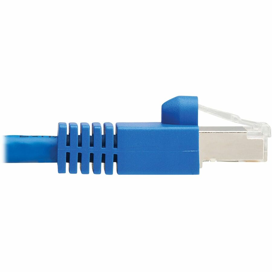 Câble Ethernet Tripp Lite by Eaton Cat8 40G SSTP sans accroc (RJ45 M/M), PoE, bleu, 12 pi (3,7 m) N272-F12-BL