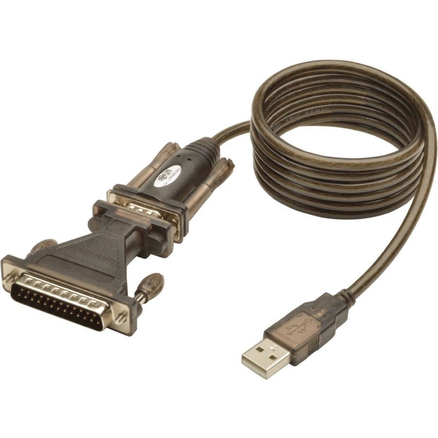 Adaptateur de câble USB vers série Tripp Lite by Eaton (USB-A vers DB25 M/M) U209-005-DB25