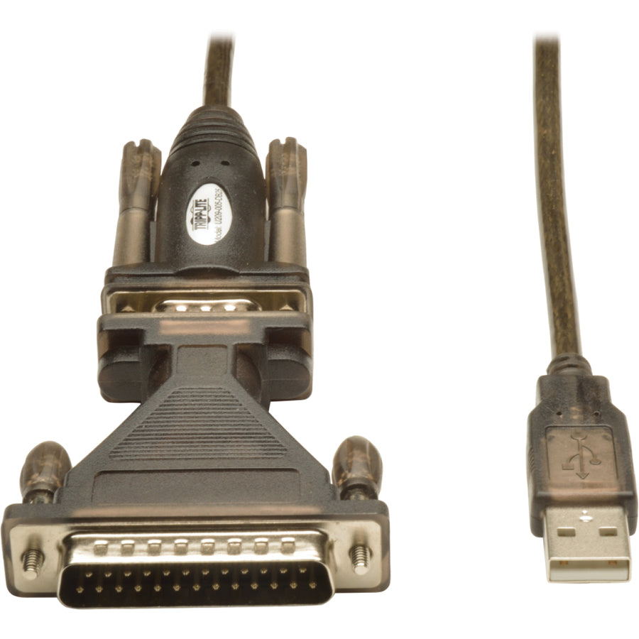 Adaptateur de câble USB vers série Tripp Lite by Eaton (USB-A vers DB25 M/M) U209-005-DB25