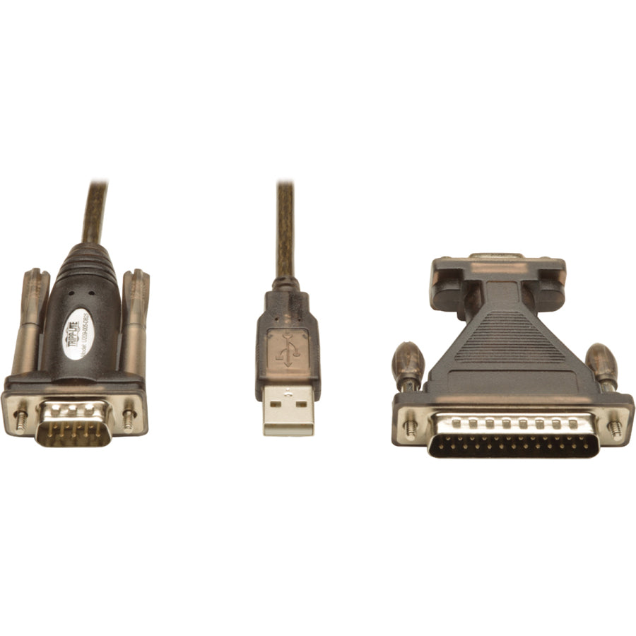 Adaptateur de câble USB vers série Tripp Lite by Eaton (USB-A vers DB25 M/M) U209-005-DB25