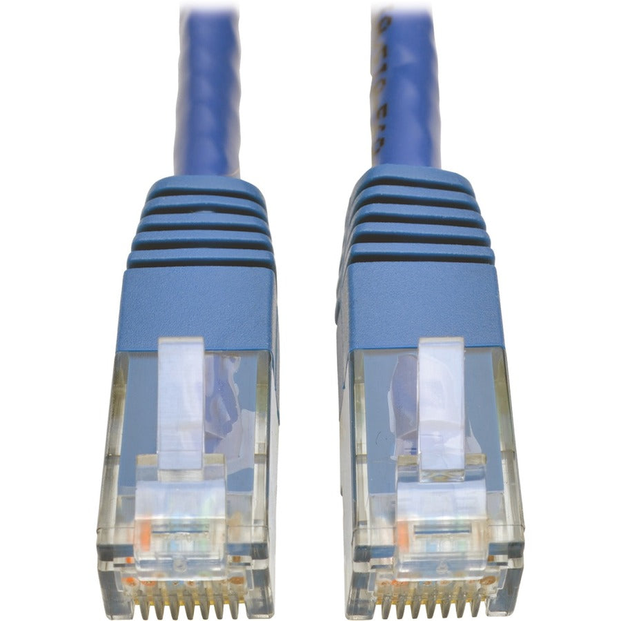 Tripp Lite by Eaton Câble de brassage moulé Gigabit Cat6 (RJ45 M/M), bleu, 3 pieds N200-003-BL