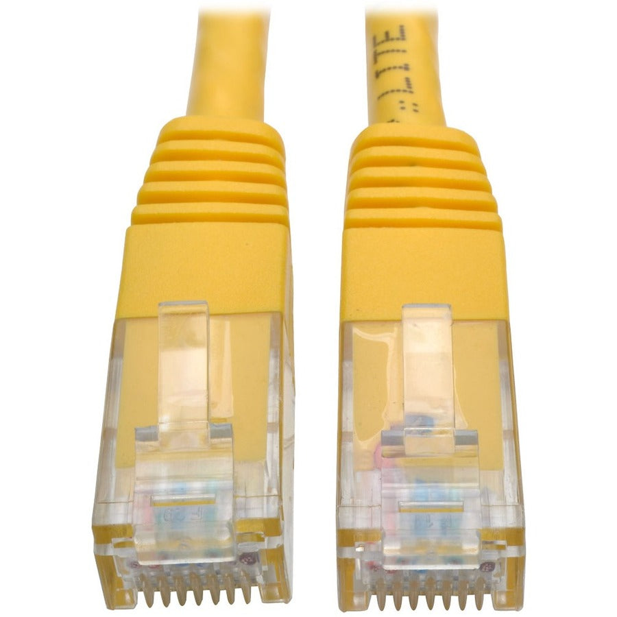 Tripp Lite by Eaton Câble de raccordement moulé Gigabit Cat6 (RJ45 M/M), jaune, 1,5 m N200-005-YW