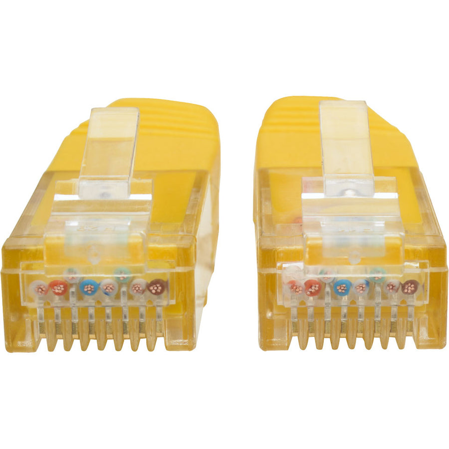 Tripp Lite by Eaton Câble de raccordement moulé Gigabit Cat6 (RJ45 M/M), jaune, 1,5 m N200-005-YW