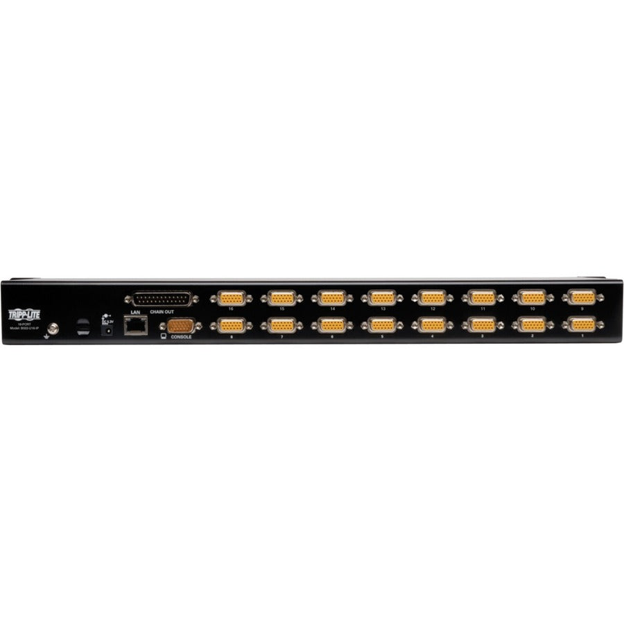 Tripp Lite par Eaton NetDirector Commutateur KVM IP 16 ports 1U à montage en rack B022-U16-IP