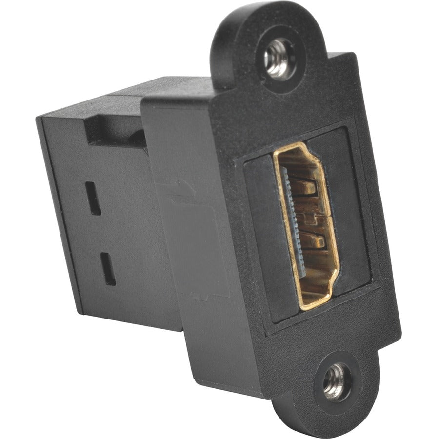 Tripp Lite HDMI Coupler Keystone Panel Mount F/F Black P164-000-KP-BK