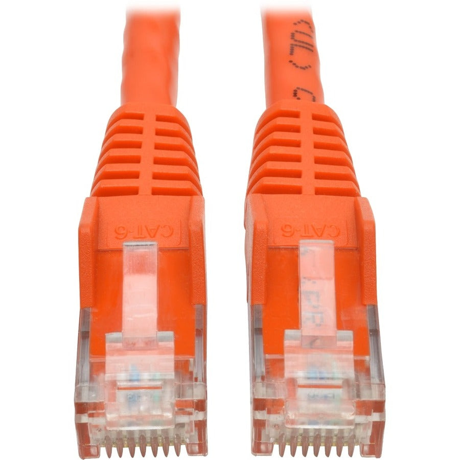 Tripp Lite by Eaton Cat6 Gigabit Câble de raccordement UTP moulé sans accroc (RJ45 M/M), Orange, 6 pi N201-006-OR