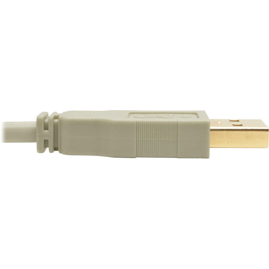 Câble A/B Tripp Lite by Eaton USB 2.0 haute vitesse (M/M), beige, 15 pieds U022-015-BE