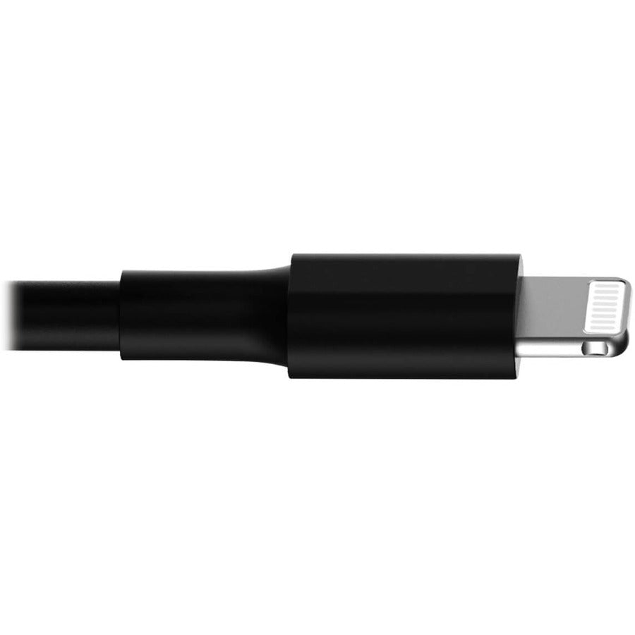 Câble de charge USB/Sync Lightning Tripp Lite 10 pouces pour Apple Iphone / Ipad noir 10 "paquet de 10 10pc M100-10N-BK-10