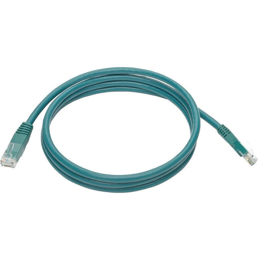 Tripp Lite by Eaton Cat6 Gigabit Molded Patch Cable (RJ45 M/M), Green, 5 ft N200-005-GN