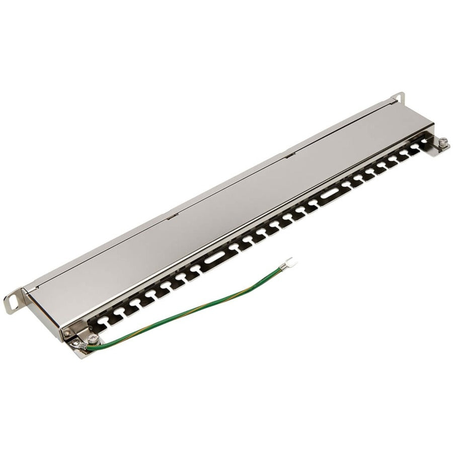 Tripp Lite by Eaton N252-024-HU-SHK Cat6 24-Port Patch Panel, 0.5U N252-024-HU-SHK