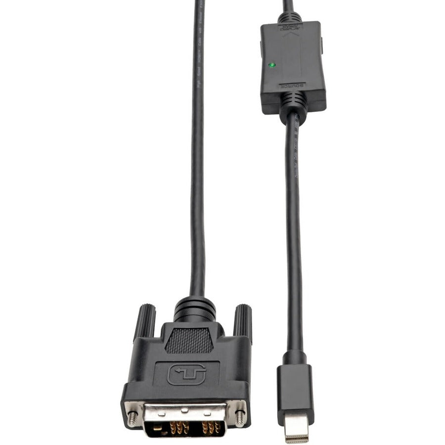 Tripp Lite by Eaton Mini DisplayPort to DVI Adapter Cable (M/M), 1080p, 3 ft. P586-003-DVI