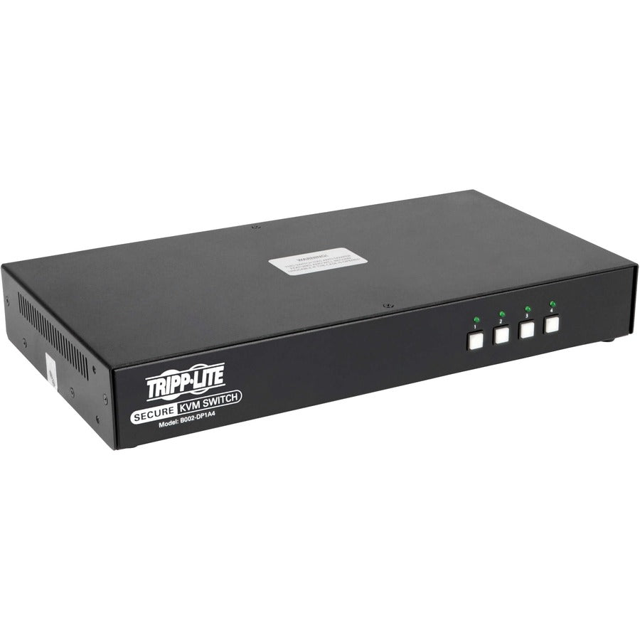 Tripp Lite par Eaton B002-DP1A4 Commutateur KVM DisplayPort sécurisé à 4 ports certifié NIAP PP3.0 B002-DP1A4