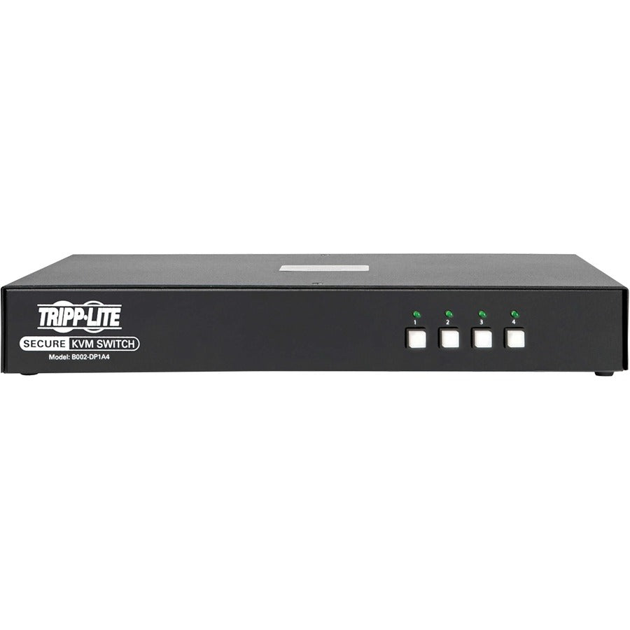 Tripp Lite par Eaton B002-DP1A4 Commutateur KVM DisplayPort sécurisé à 4 ports certifié NIAP PP3.0 B002-DP1A4