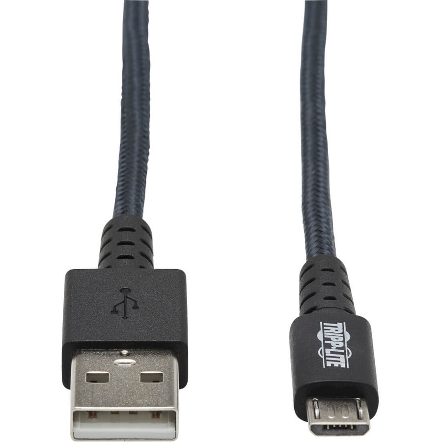 Tripp Lite by Eaton Micro-USB/USB Data Transfer Cable U050-003-GY-MAX