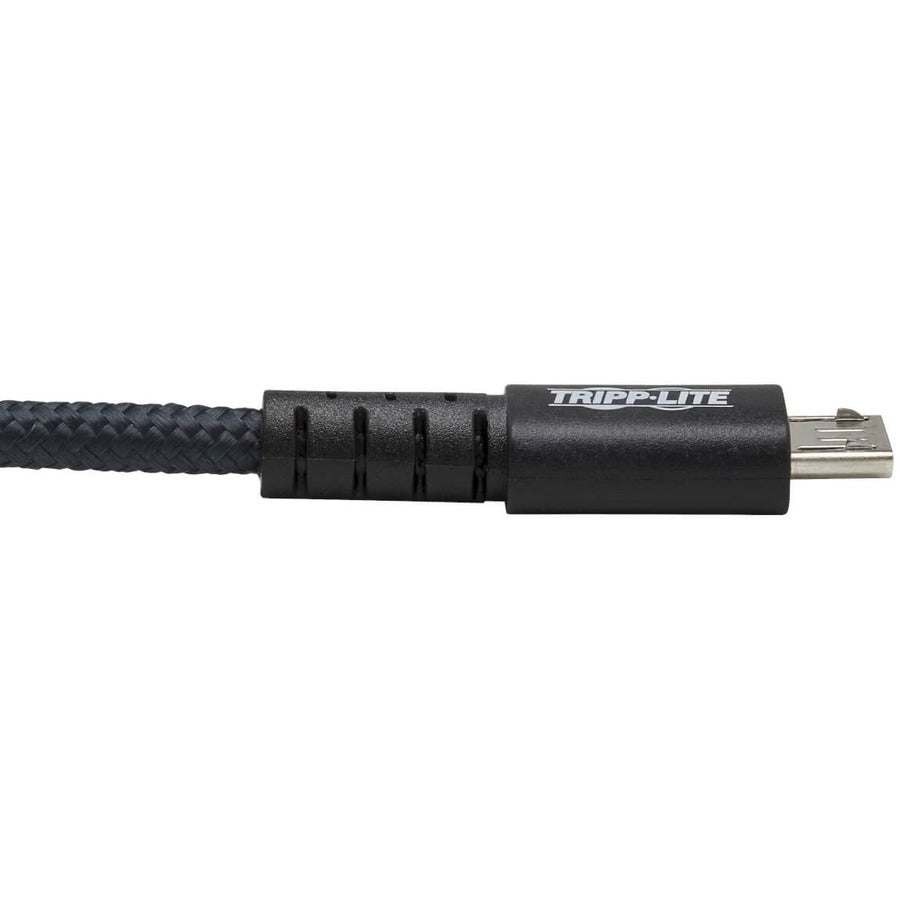 Tripp Lite by Eaton Micro-USB/USB Data Transfer Cable U050-003-GY-MAX