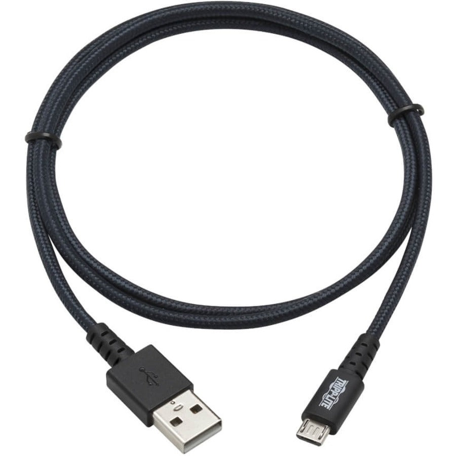 Tripp Lite by Eaton Micro-USB/USB Data Transfer Cable U050-003-GY-MAX