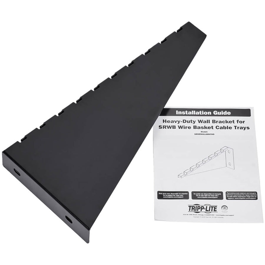 Tripp Lite by Eaton SmartRack SRWBWALLBRKTHDL Support de montage pour chemin de câbles - Noir SRWBWALLBRKTHDL