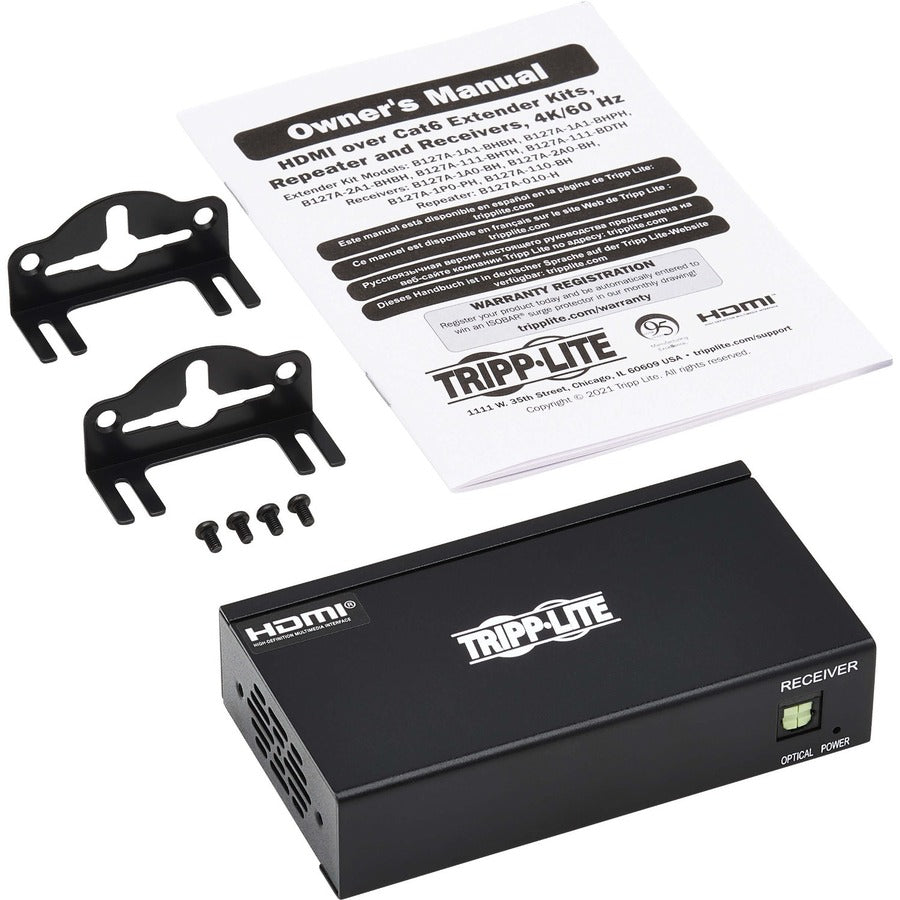 Tripp Lite by Eaton B127A-2A0-BH 2-Port HDMI over Cat6 Receiver B127A-2A0-BH