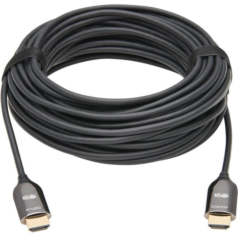 Tripp Lite by Eaton P568F-10M-8K6 HDMI Fiber Active Optical Cable, M/M, Black, 10 m (33 ft.) P568F-10M-8K6