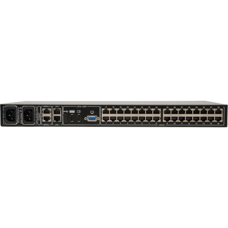 Tripp Lite by Eaton 32-Port, 4+1 User NetCommander Cat5 IP KVM Switch B072-032-IP4