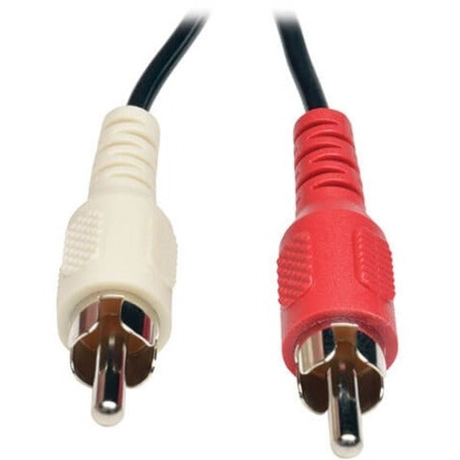 Tripp Lite 6in Mini Stereo to 2 RCA Audio Y Splitter Cable 3.5mm 2xM/F 6" P316-06N