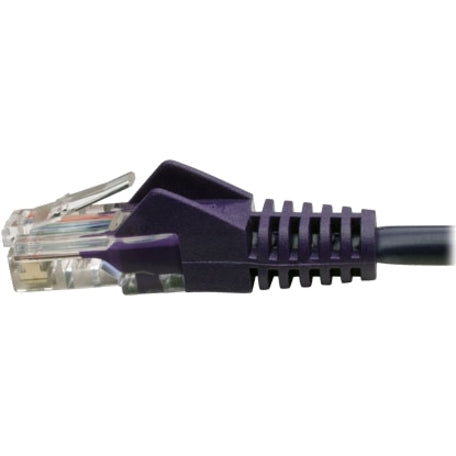 Tripp Lite by Eaton Cat5e Câble de brassage UTP moulé sans accroc Cat5e 350 MHz (RJ45 M/M), violet, 3 pieds N001-003-PU