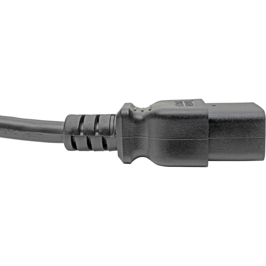 Câble d'extension de cordon d'alimentation Tripp Lite 10 pieds C19 à C20 robuste 15A 14AWG 10' P036-010-15A