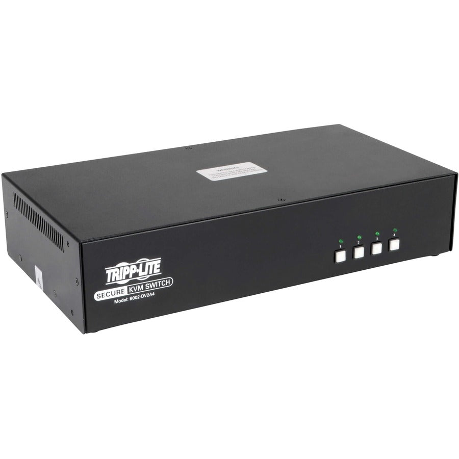 Tripp Lite by Eaton B002-DV2A4 Commutateur KVM DVI-I sécurisé à 4 ports certifié NIAP PP3.0 B002-DV2A4